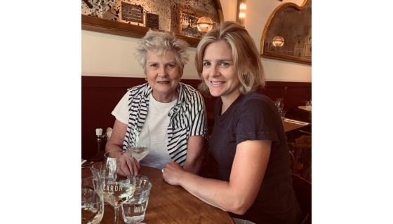 Jessica Monkivitch and her mother 