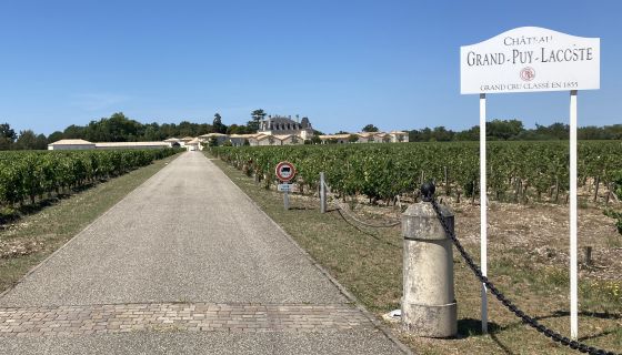 entrance to Château Grand-Puy-Lacoste