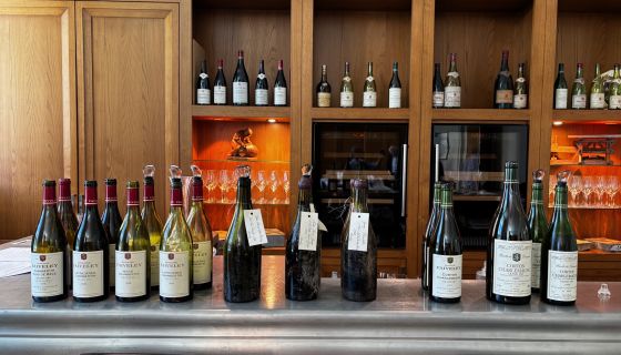 Faiveley's ancient bottles