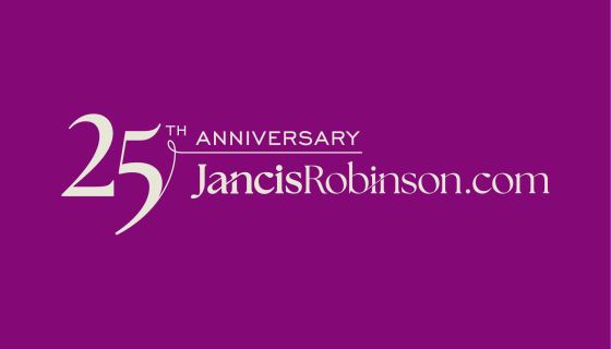 25th anniversary logo purple