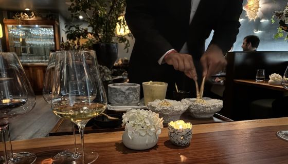 Service at Aubergine in Carmel Auberge