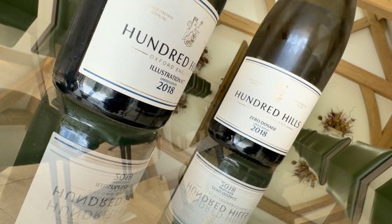 Two bottles of Hundred Hills sparkling wines
