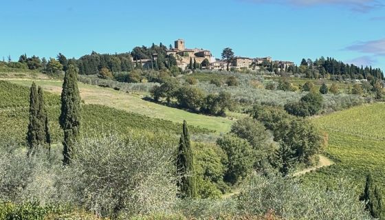 Panzano with the Conca d'Oro in the foreground