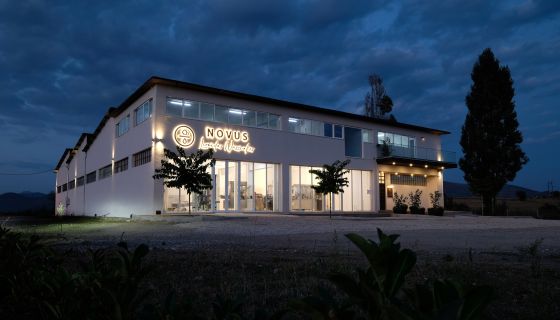 Novus winery at night