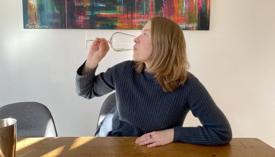 Sam tasting wine for MBT part 4