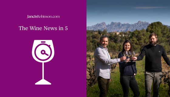 Pere Llopart (president of Corpinnat), Meritxell Juvé and Roc Gramona (VP of Corpinnat) 