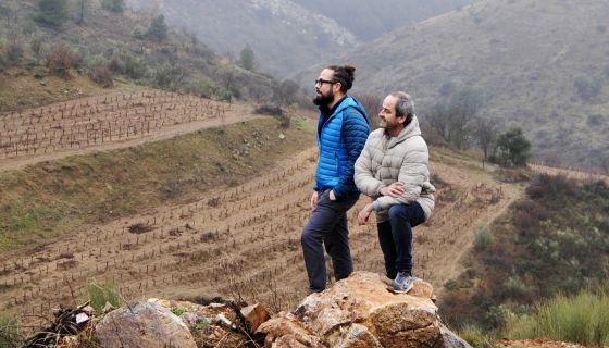 Fernando Mora MW and Mario López of Bodegas Frontonio