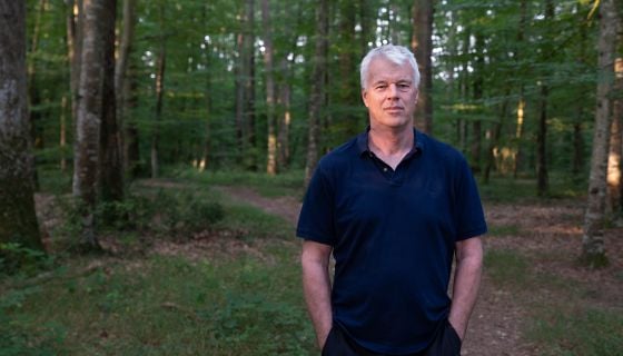 Tony Bish in Tronçais forest