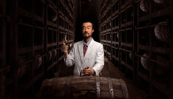 Jota Tanaka at Gotemba distillery