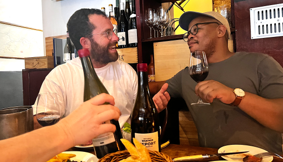 Chris Keets (left) and Banele Vanele (right)