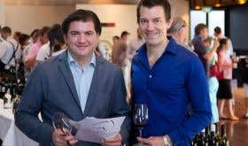 Matthew Jukes and Tyson Stelzer at the Great Australian Red tasting in Australia
