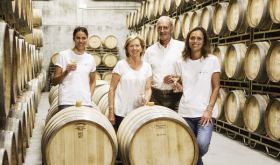 Chocapalha team with barrels