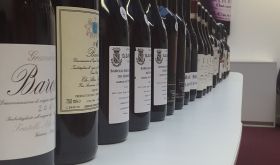 lineup of Barolo 2011 bottles
