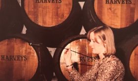 Jane Hunt and Harveys barrels