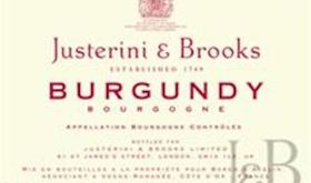 Justerinis burgundy label