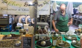 Stephane of Chez Gaston in Carcassonne market