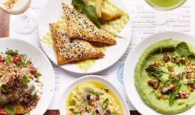 Sample dishes at Arabica restaurants in London