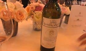 Ch Mouton Rothschild 1945 at the Palace of Versailles dinner