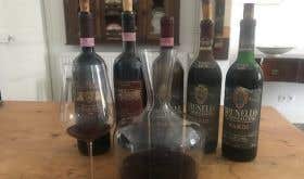 Nardi Brunello di Montalcino bottles 2004 back to 1968