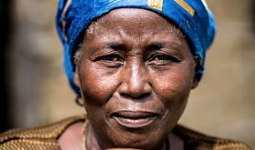 Original Beans chocolate Congo lady drinking chocolate