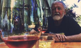 Italian wine writer Burton Anderson photgraphed by his daughter