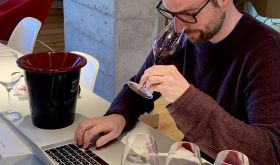 Richard Hemming MW tasting red Rhônes