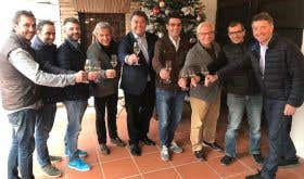 The nine members of the Corpinnat sparkling Catalan wines