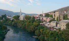 Mostar town in Bosnia Herzogovina