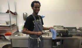 Abdul the plongeur at the Quality Chop House