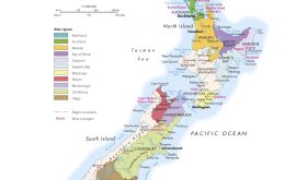 New Zealand viticultural map