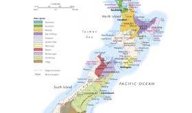 New Zealand viticultural map