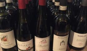 Winetraders Italian bottles at their 2020 London tasting