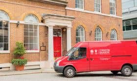 C&B van and offices