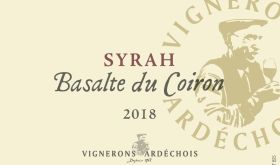 Basalte du Coiron Syrah 2018 label