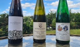 Tom Parker's Riesling bottles