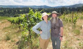 Hiyu Wine Farm - owners Nate and China