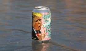 Trump on a can
