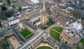 Aerial view of central Oxford by Sidharth Bhatia