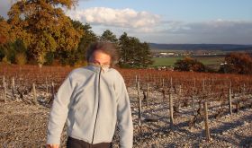 Frédéric Prain of Dom d'Elise in Chablis well zipped up