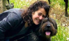 Paula Sidore and Maisy the dog