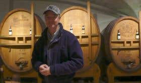 Philippe Guigal in his cellars in Ampuis