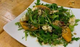 Quince and gorgonzola salad