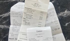 Restaurant bills