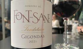 Bottle of Domaine de Font Sane Gigondas