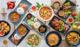 Spread of Asian food