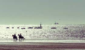 Sanlucar de Barrameda - riders on the beach