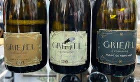 Griesel Sekt bottle line-up