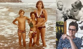 A collage of pictures of Maureen Joubert