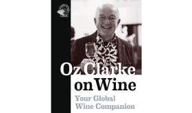 A picture of the cover of Oz Clarke on Wine