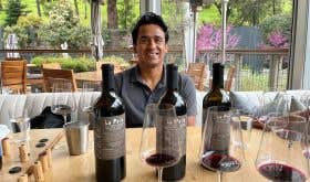 Miguel Luna of Silverado Farming Co with his La Pelle wines